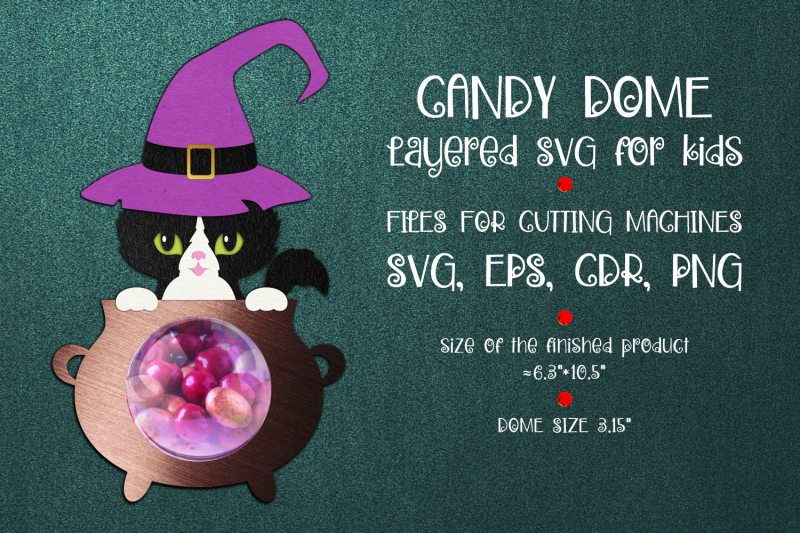 witch-cat-halloween-candy-dome-template