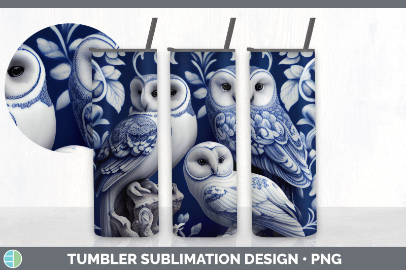 blue-and-white-owl-bird-tumbler-sublimation-20-oz-skinny-tumbler-des