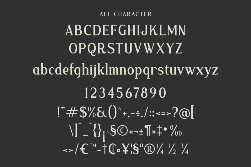 malffide-typeface