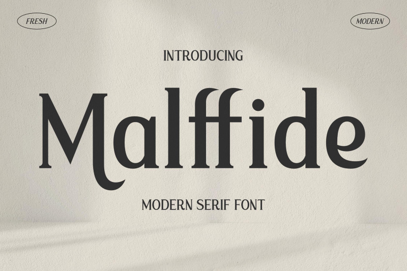 malffide-typeface