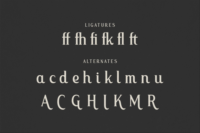 malffide-typeface