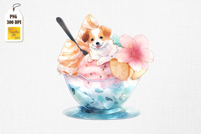 adorable-dog-loves-ice-cream-bundle
