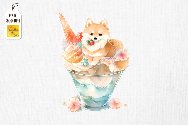 adorable-dog-loves-ice-cream-bundle