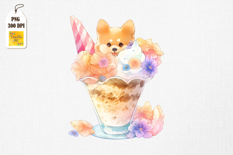 adorable-dog-loves-ice-cream-bundle