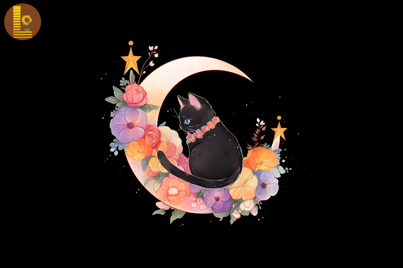 black-cat-amp-crescent-moon-clipart-bundle