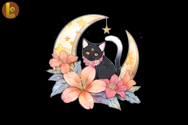 black-cat-amp-crescent-moon-clipart-bundle