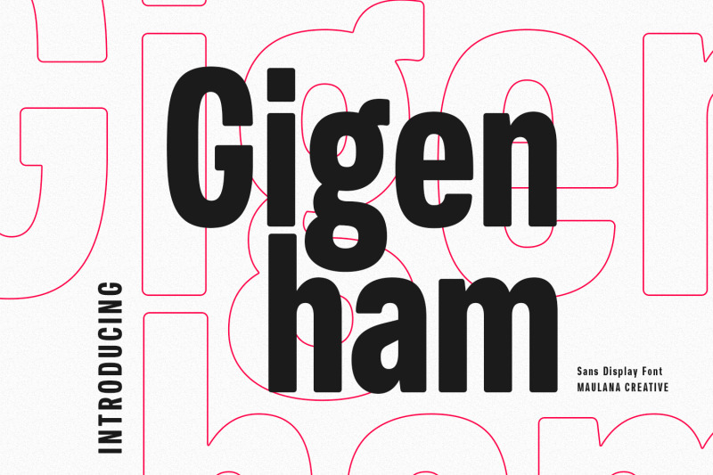 gigenham-condensed-sans-font