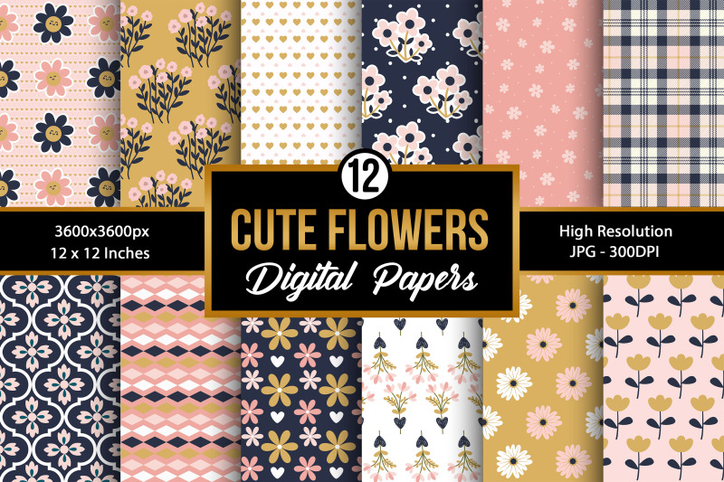 cute-flowers-seamless-pattern-digital-papers