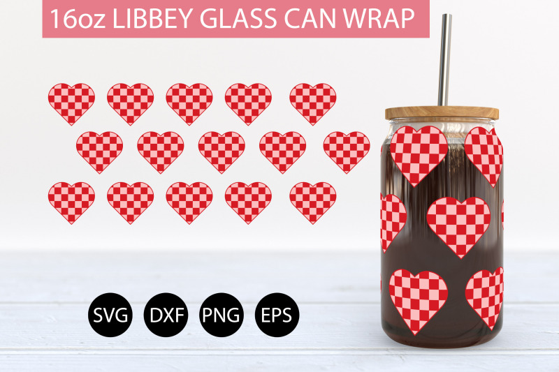 checkered-heart-svg-png-16-oz-libbey-glass-can-wrap