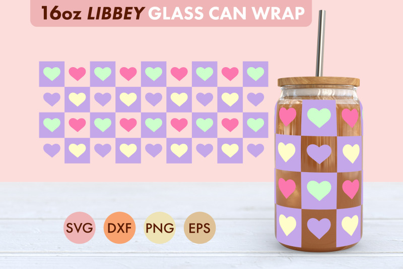 checkered-heart-svg-png-16-oz-libbey-glass-can-wrap
