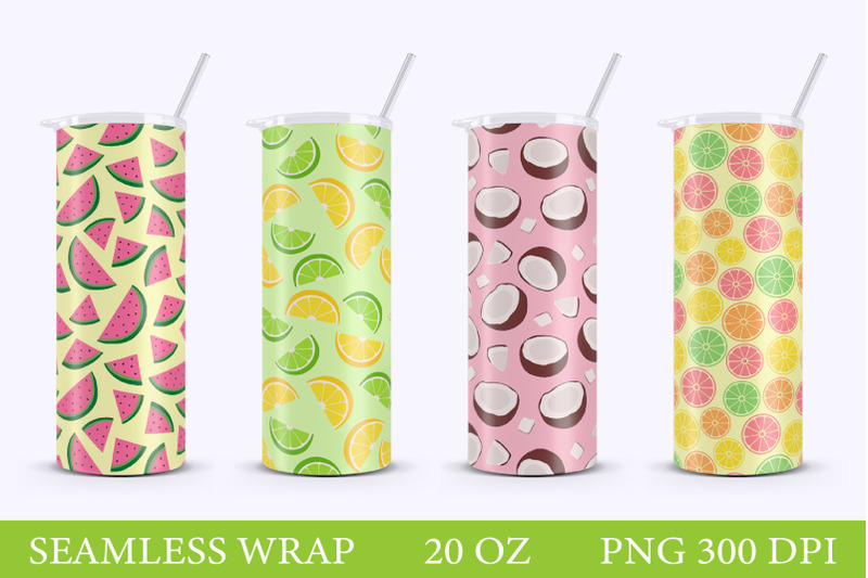 fruit-tumbler-wrap-lemon-tumbler-wrap-watermelon-tumbler