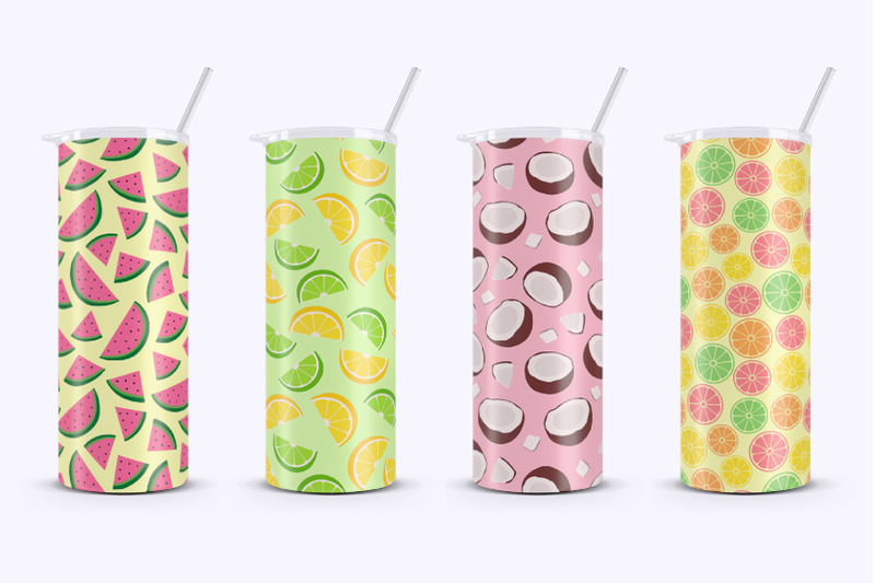 fruit-tumbler-wrap-lemon-tumbler-wrap-watermelon-tumbler