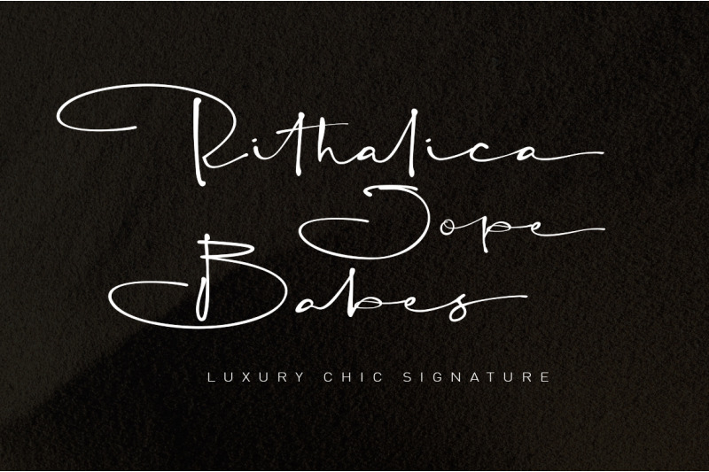 rithalica-jope-babes-luxury-chic-handwritten-font