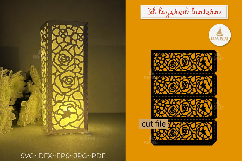 3d-flower-lantern-paper-cut-candle-holder