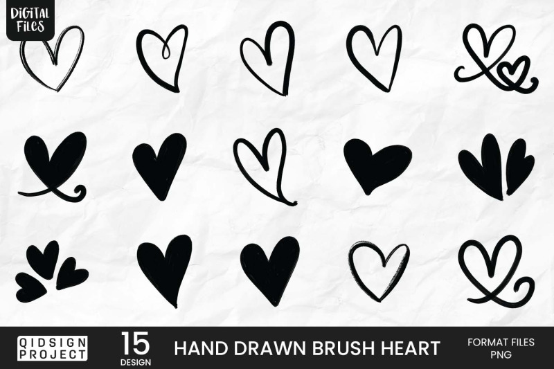 hand-drawn-brush-heart-15-variations