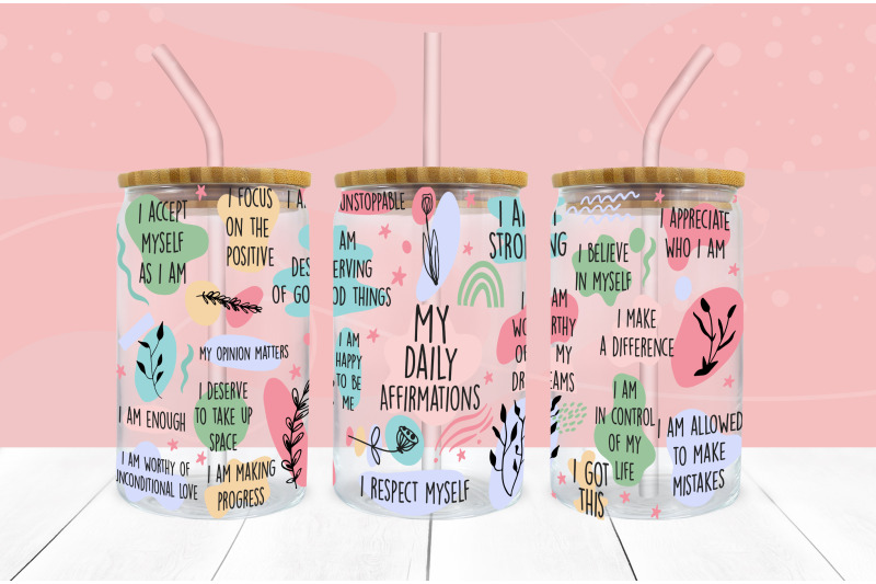 my-daily-affirmations-svg-16-oz-libbey-glass-can-wrap