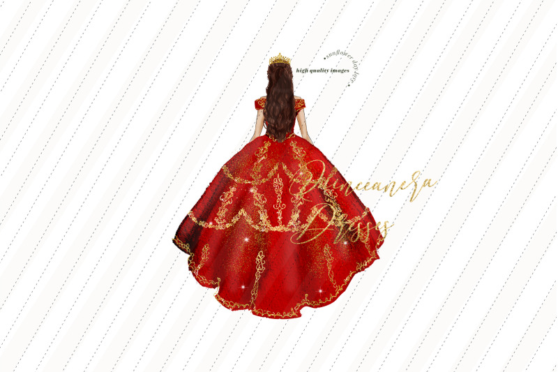 red-princess-quinceanera-clipart-mexican-quinceanera-clipart