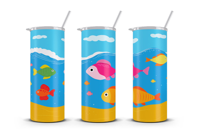 sea-tumbler-design-fish-tumbler-seamless-wrap