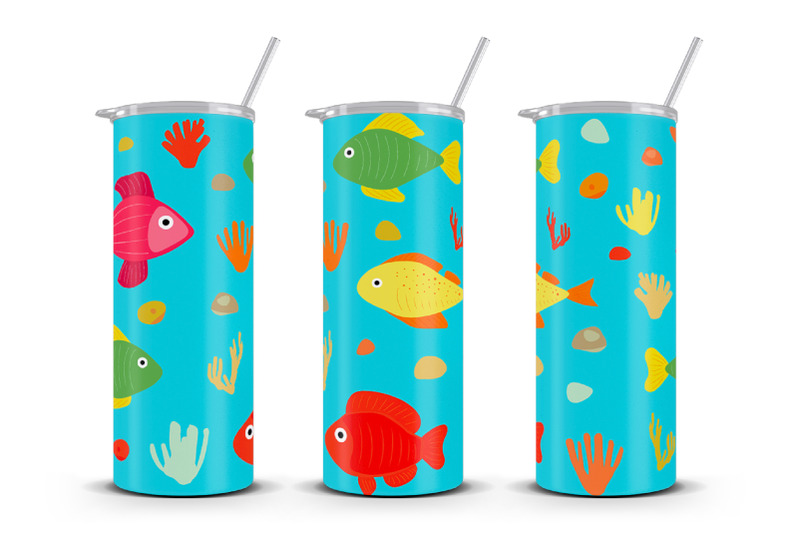 sea-tumbler-wrap-fish-tumbler-design-summer-tumbler-wrap