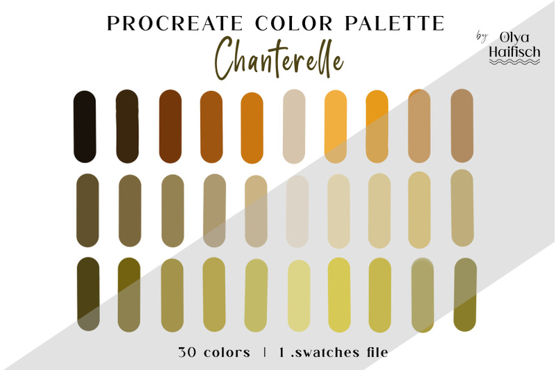 forest-procreate-color-palette-procreate-color-swatches