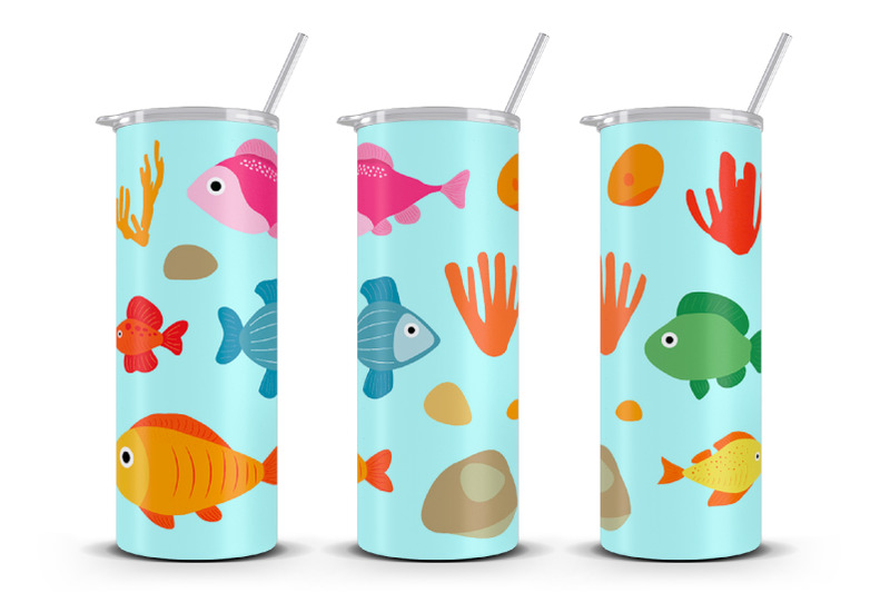 fish-tumbler-design-sea-tumbler-wrap-summer-tumbler-wrap