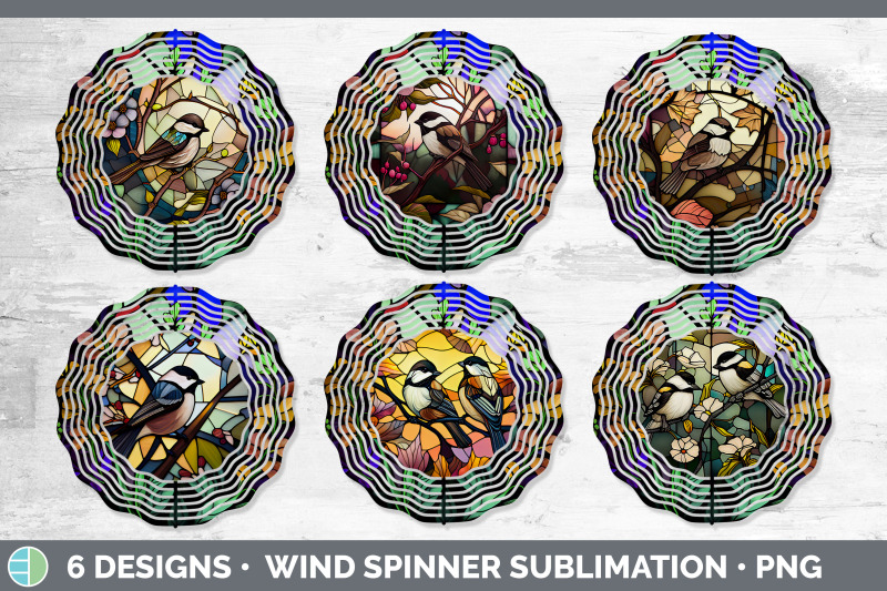 stained-glass-chickadee-bird-wind-spinner-sublimation-spinner-design