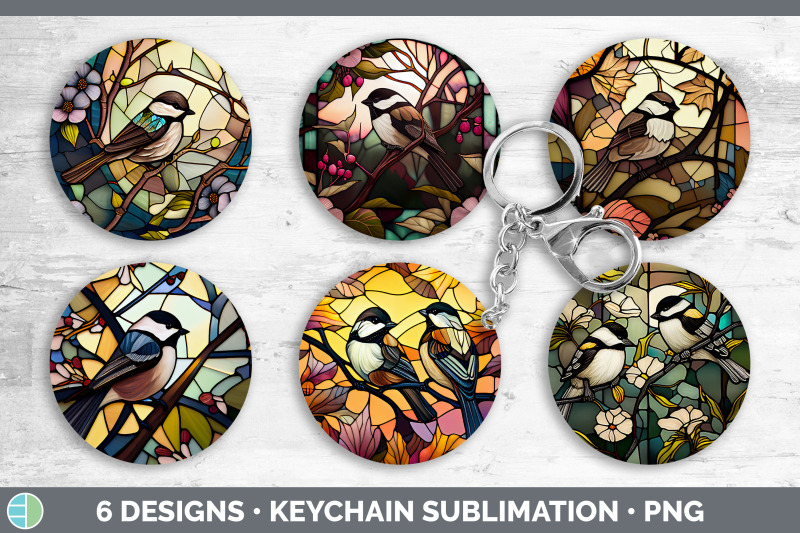 stained-glass-chickadee-bird-keychain-sublimation-keyring-designs-bu