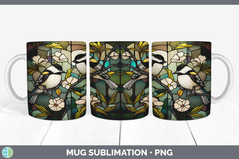 stained-glass-chickadee-bird-mug-wrap-sublimation-coffee-cup-designs