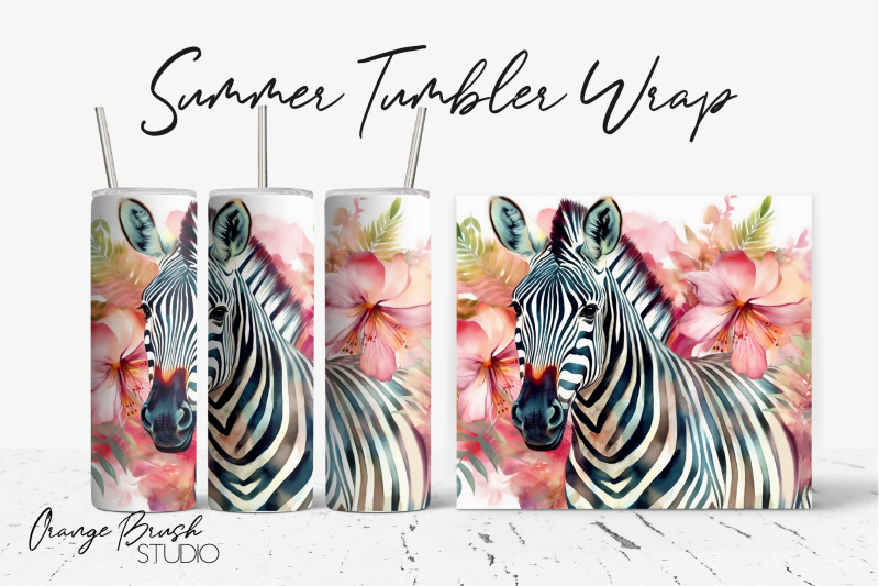tropical-tumbler-sublimation-summer-skinny-tumbler-wrap