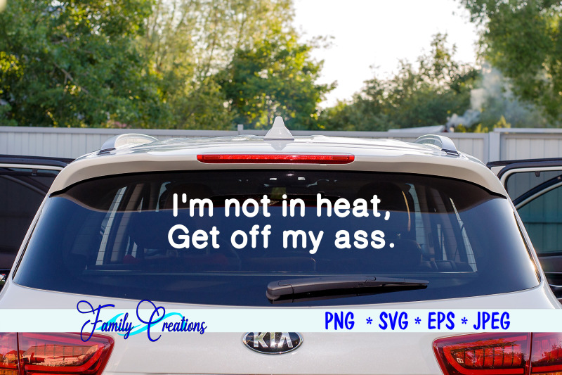 not-in-heat-bumper-sticker-saying