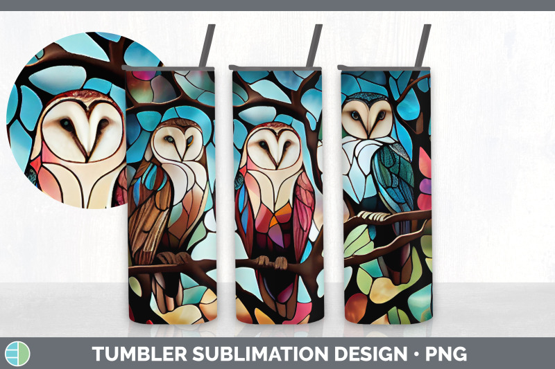 stained-glass-owl-bird-tumbler-sublimation-20-oz-skinny-tumbler-desi