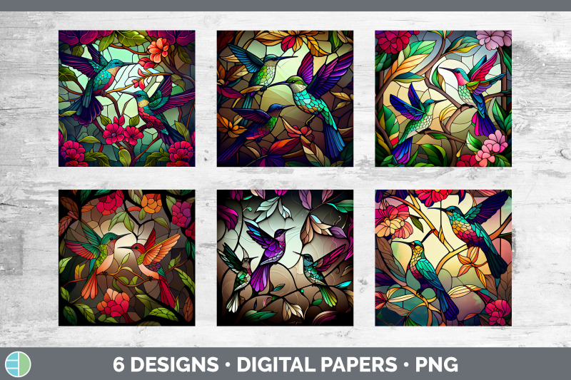 stained-glass-hummingbird-bird-paper-backgrounds-digital-scrapbook-p