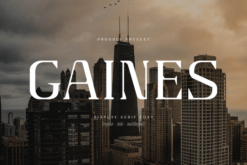 gaines-typeface