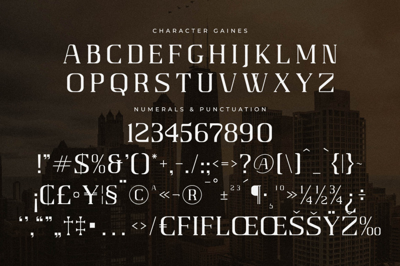 gaines-typeface