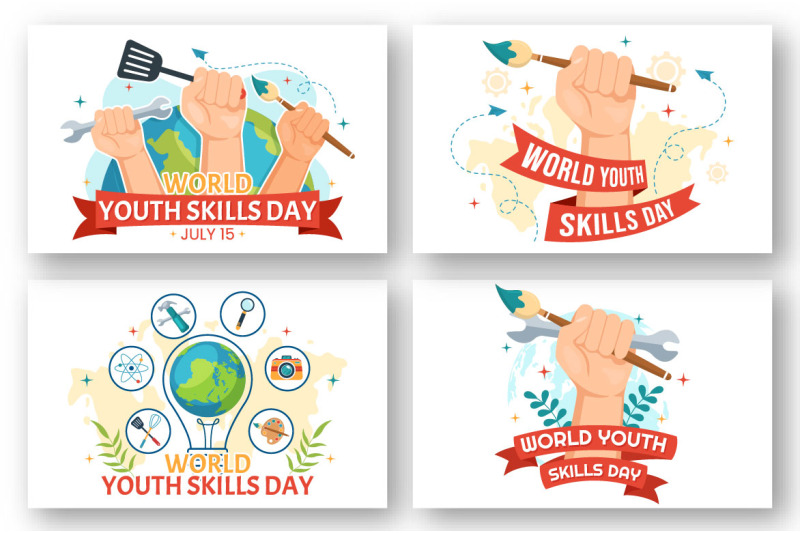 11-world-youth-skills-day-illustration