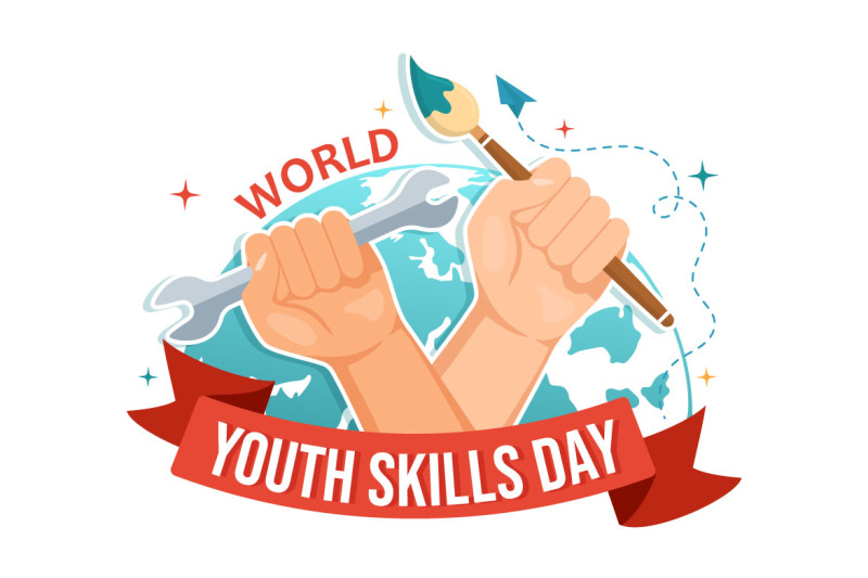 11-world-youth-skills-day-illustration