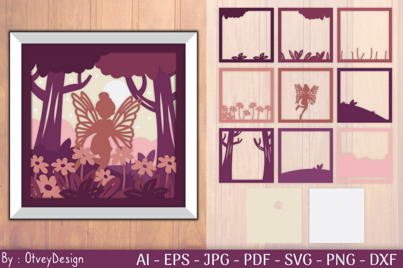 fairy-in-the-garden-shadow-box-layered-papercut