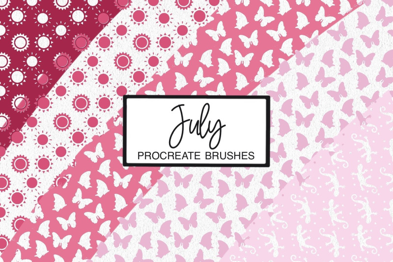 july-procreate-pattern-brushes-summer