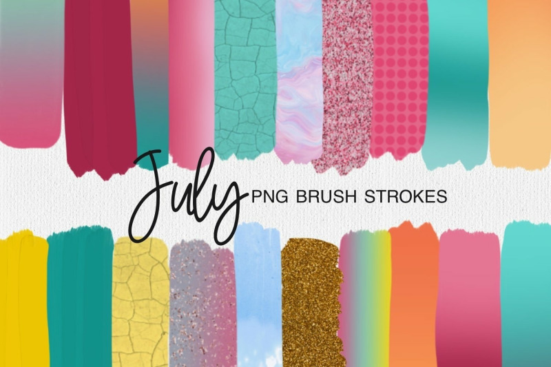 july-design-collection-brushes-clipart-and-patterns