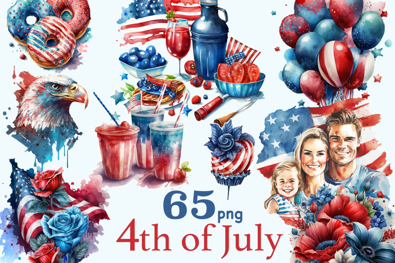 4th-of-july-clipart-bundle-patriotic-graphics-collection