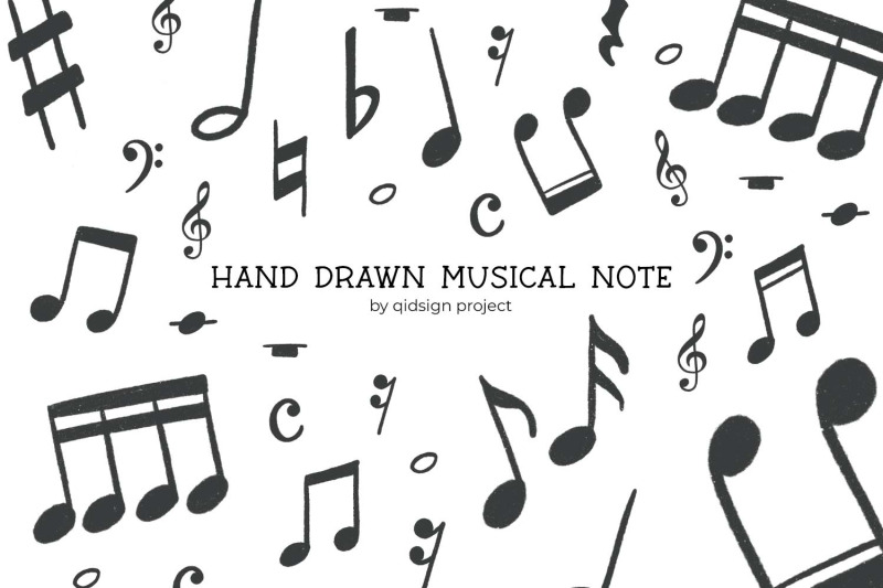 hand-drawn-musical-note-20-variations