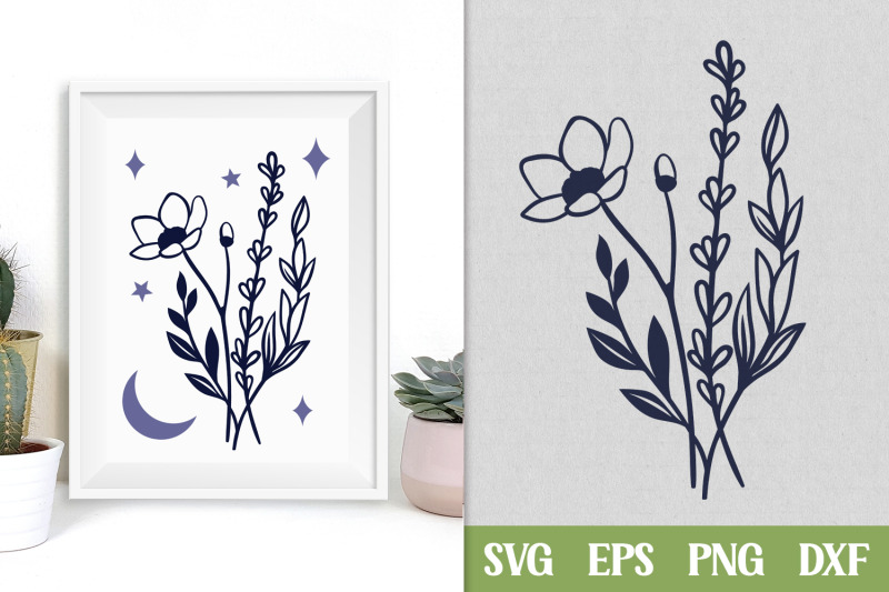 floral-bouquet-with-branches-svg