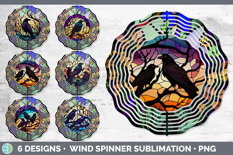 stained-glass-crow-bird-wind-spinner-sublimation-spinner-designs-bun