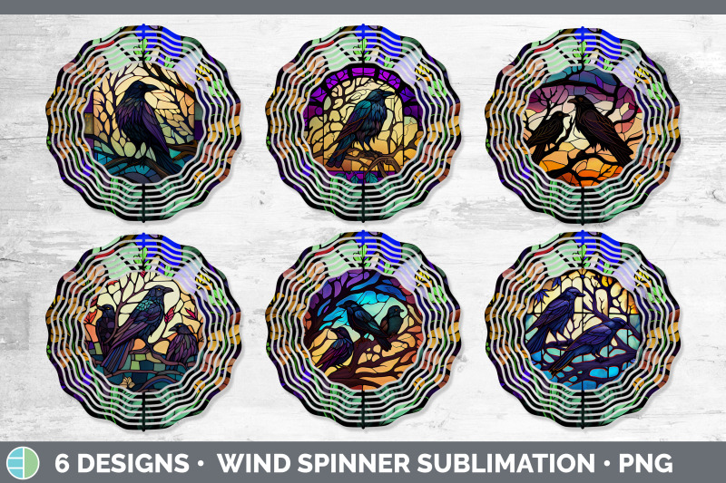 stained-glass-crow-bird-wind-spinner-sublimation-spinner-designs-bun