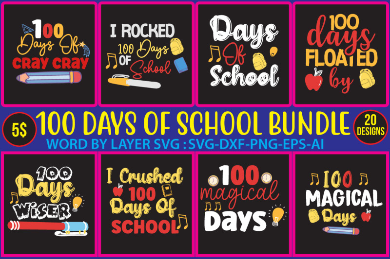 100-happy-school-day-svg-bundle-boy-100-days-of-school-svg-dino-i-ro