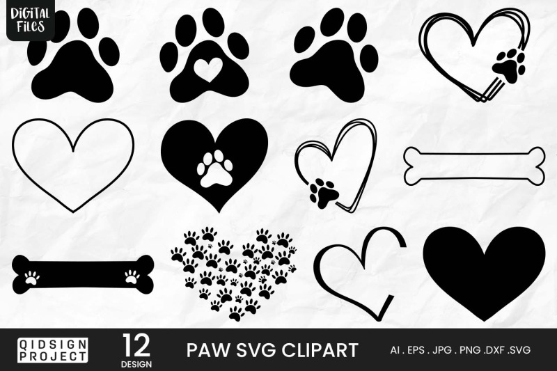paw-svg-clipart-12-variations