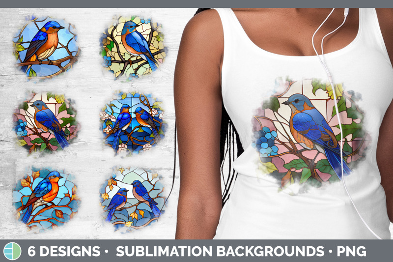 stained-glass-eastern-bluebird-bird-grunge-background-sublimation-di