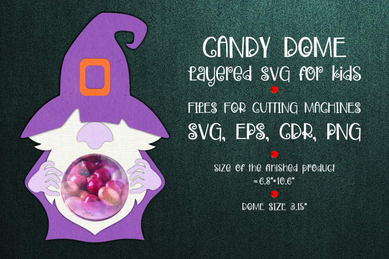 gnome-magician-halloween-candy-dome-template