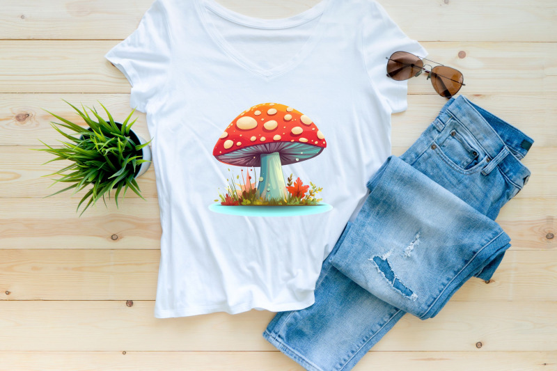 vintage-mushrooms-clipart