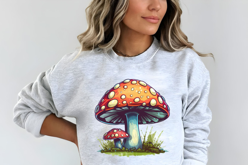 vintage-mushrooms-clipart